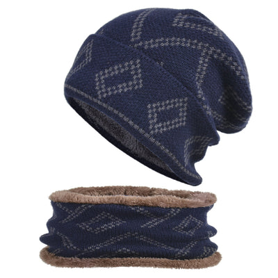 Gorro Térmico con Patrón Cuadrado Grueso para Clima Frío - Image 11