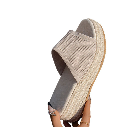 Sandalias Tejidas de Rafia y Jacinto Estilo Romano para Mujer - Image 13