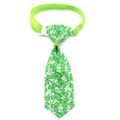 Corbata para Mascotas con Moño de Trébol de Cuatro Hojas - Día de San Patricio - Image 32