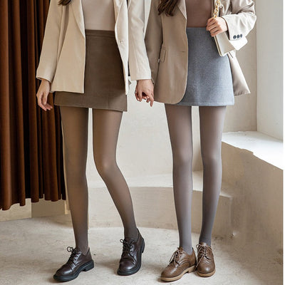 Leggings de Cintura Alta con Forro Polar y Pecho Realzado