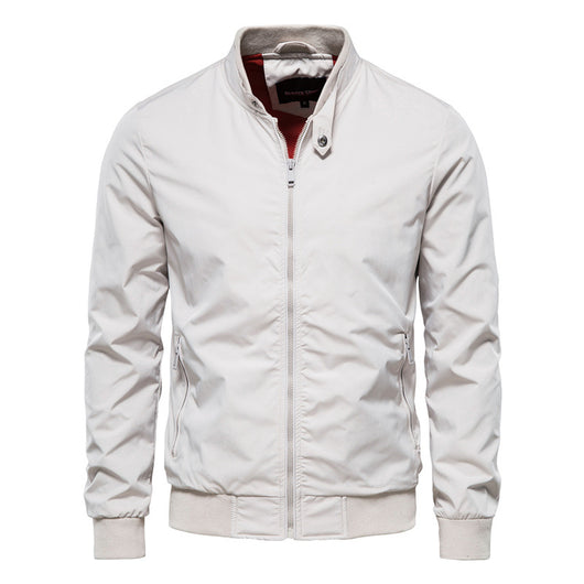 Chaqueta Casual Coreana para Hombre con Cuello Alzado Otoño - Image 11