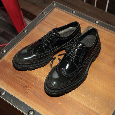 Zapatos de Cuero Genuino con Plataforma Elevadora para Hombre - Image 3