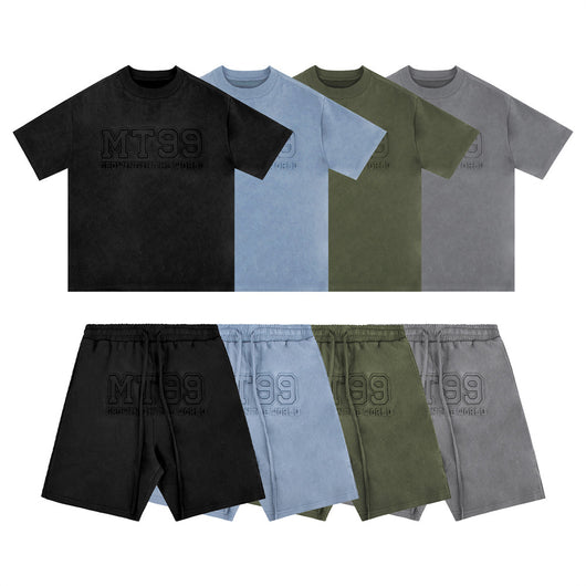 Conjunto Deportivo Japonés: Playera y Shorts Minimalista