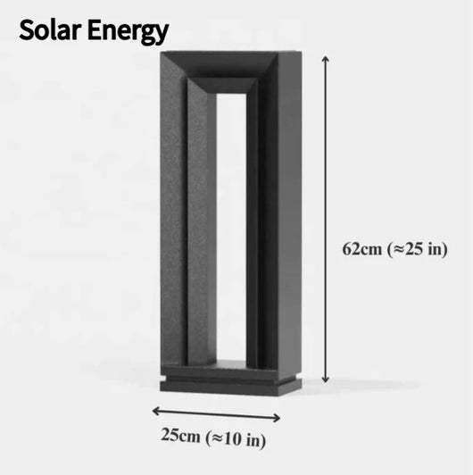 Lámpara Solar Cuadrada para Jardín - Iluminación Exterior Impermeable - Image 6
