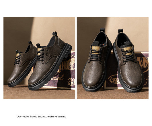 Botas Casuales de Cuero Transpirable para Hombre - Estilo Martin Verano - Image 16