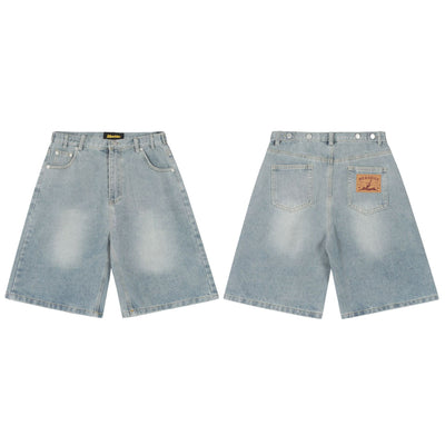 Shorts Denim Vintage Lavado Americano - Image 9