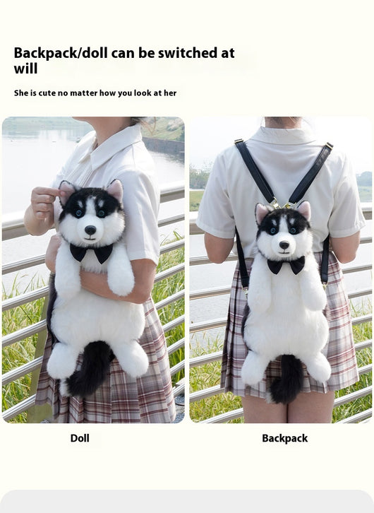 Peluche Simulado de Husky - Juguete de Bolsa Interactivo - Image 23