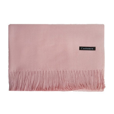 Chal Ligero con Borlas y Colores Sólidos para Mujer - Image 8