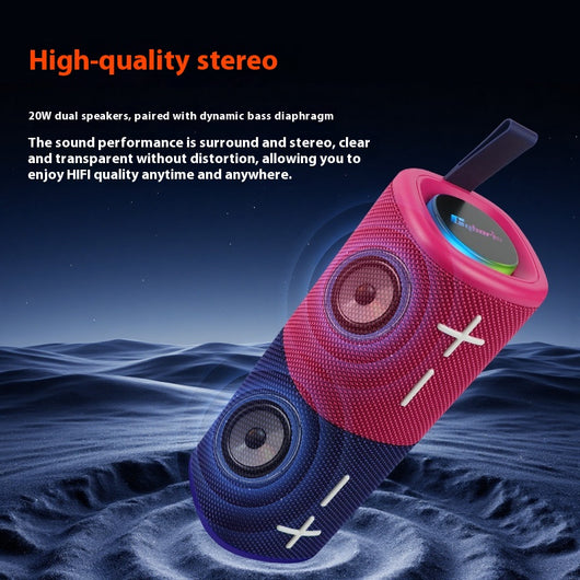 Parlante Bluetooth Magnético Portátil 2 en 1 con Diseño Combinado - Image 4