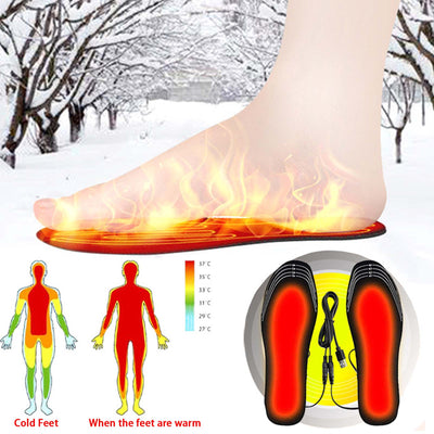 Plantillas Térmicas USB para Zapatos - Calefacción Ajustable para Invierno - Image 2