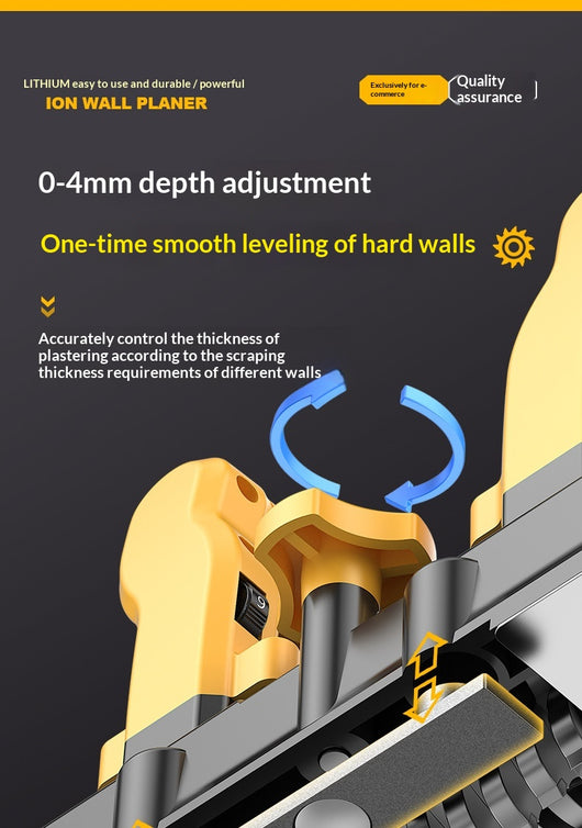 Lijadora Eléctrica de Pared Profesional sin Polvo de Alta Potencia - Image 7