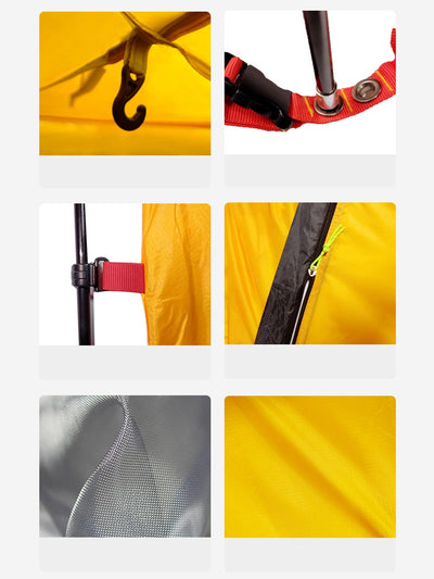 Tienda de Campaña 4 Personas Impermeable y Protección Solar - Camping Resistente - Image 14