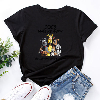 Camiseta Suelta de Algodón con Letra - Unisex Deportiva para Estudiantes - Image 8
