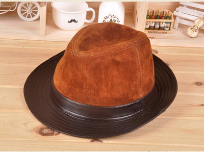 Sombrero de Ala Ancha en Cuero y Piel de Oveja - Image 8