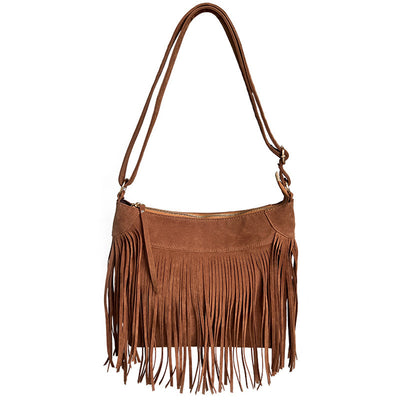 Bolsa Crossbody Retro con Borlas - Diseño Versátil y Minimalista - Image 5