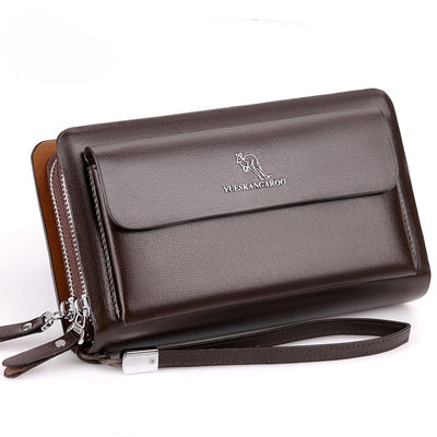 Cartera Ejecutiva Kangaroo Color Sólido para Hombre - Image 8