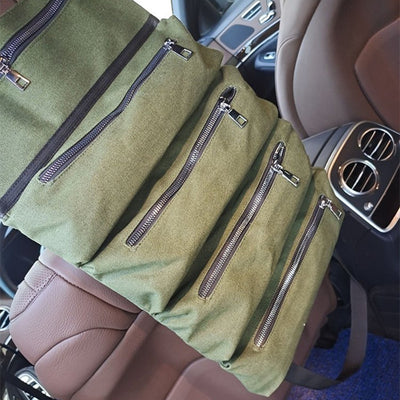 Bolsa Organizadora Canvas para Asiento de Auto - Gran Capacidad - Image 4
