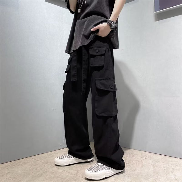 Pantalones Rectos Casual Hip Hop Vintage Tide Street