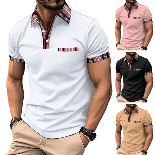 Playera Casual para Hombre con Cuello Estampado - Image 2