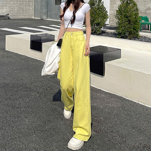 Pantalones Estilo Coreano Ajustados y Rectos Reductores - Image 13