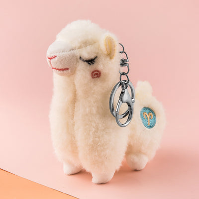 Llavero Peluche Alpaca Adorable - Doll Caballo de Barro Miniatura - Image 6