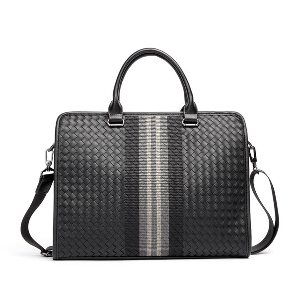 Maletín Profesional Hombre Crossbody Tejido - Bolsa Ejecutiva para Computadora - Image 4