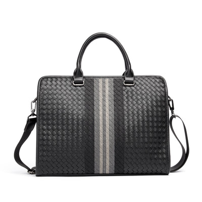 Maletín Profesional Hombre Crossbody Tejido - Bolsa Ejecutiva para Computadora - Image 4