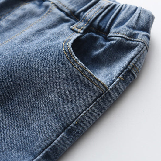 Jeans Slim Fit Niña Estilo Coreano con Moño - Moda Infantil Dulce - Image 6