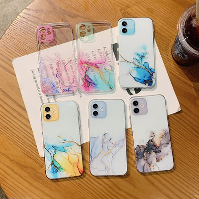 Funda TPU Transparente con Diseño de Mármol Hueco - Image 13