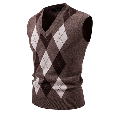 Suéter Pullover Cuadros Casual para Hombre - Image 3