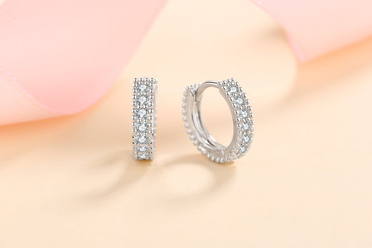 Aretes de Plata S925 con Moissanita Color D para Mujer - Image 6