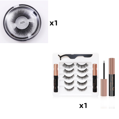 Kit de Pestañas Magnéticas Impermeables sin Pegamento con Delineador - Image 8