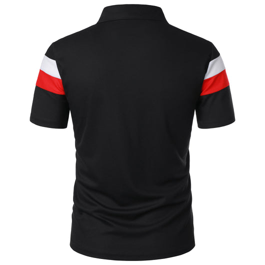 Camiseta Deportiva Hombre Rayas Pecho Contraste - Image 19