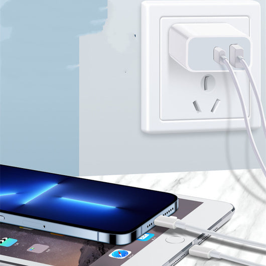 Cargador Dual PD20W de Carga Ultrarrápida