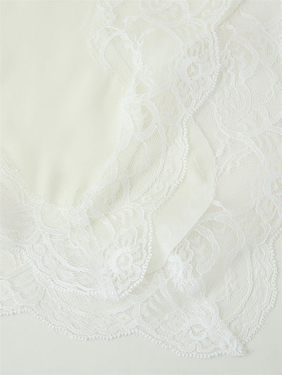 Vestido de Encaje con Abertura Lateral y Tirantes Ajustables - Image 13