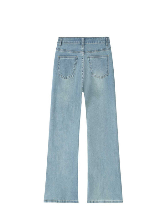 Jeans Skinny Talle Alto Stretch Talla Grande en Tonos Claros - Image 6