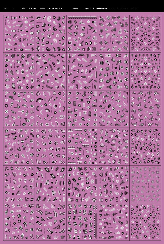 Set de Stickers 3D para Uñas con Decoraciones en Relieve - Image 28