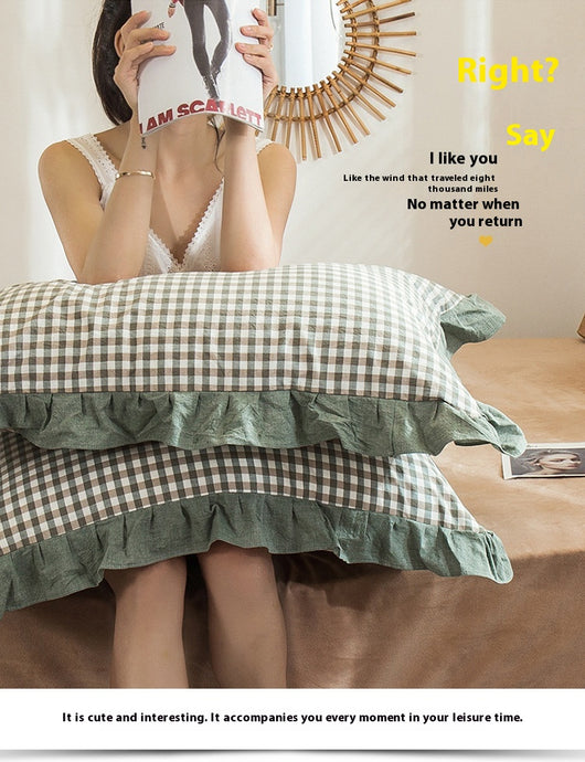 Funda de Almohada 100% Algodón con Volantes - Individual Lavado - Image 34