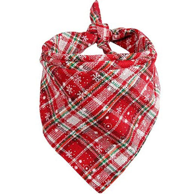Pañoleta Escocesa Doble Capa de Algodón para Gatos y Perros - Image 7