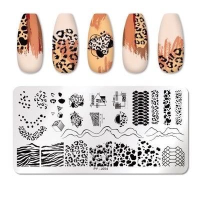 Placa de Estampado para Manicura en Acero Inoxidable - Image 17