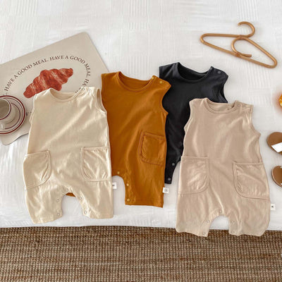 Enterizo Nórdico Minimalista para Bebé - Unisex sin Mangas - Image 20