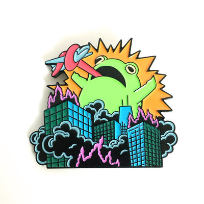 Broche Esmaltado de Rana - Pin Explosión de Colores Anfibio - Image 4