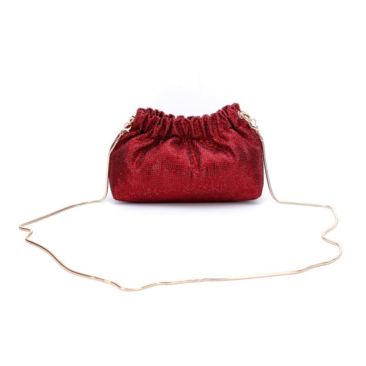 Bolso de Noche con Diamantes Completos y Cordón Ajustable - Image 15