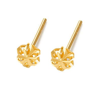 Aretes Dorados Sonrisa Amor Estrellas Drenantes - Image 17