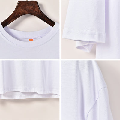 Camiseta Básica de Algodón Puro Manga Corta - Image 16