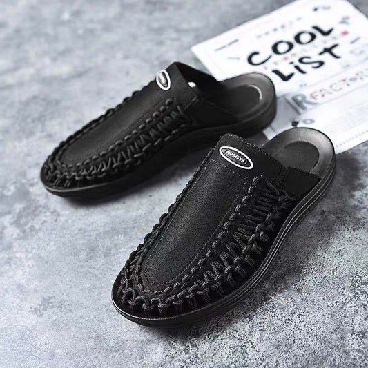 Sandalias y Chanclas Tejidas para Hombre - Diseño Minimalista y Cómodo