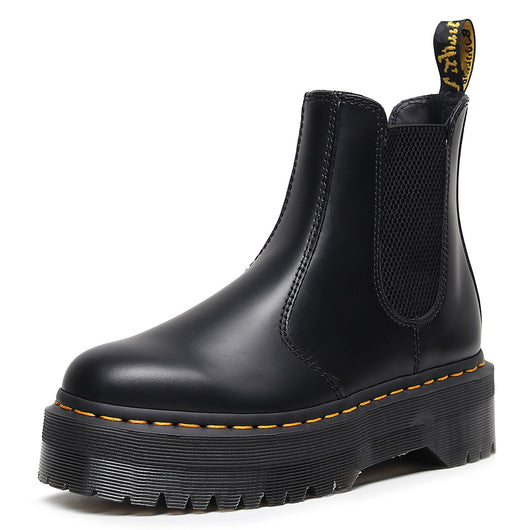 Botas Plataforma Martin de Cuero Inglés con Suela Gruesa para Mujer - Image 5