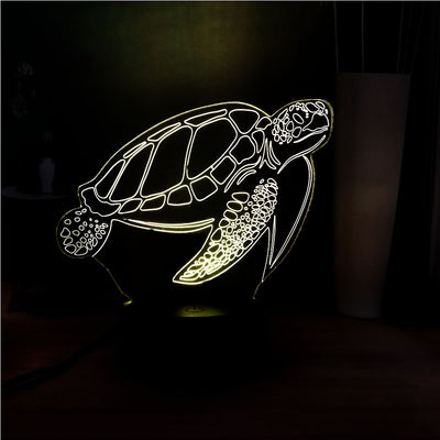 Lámpara LED 3D Tortuga Nocturna - Image 12