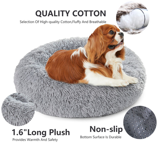 Cama Donut para Perros - Cómoda Felpa Suave Lavable - Image 76