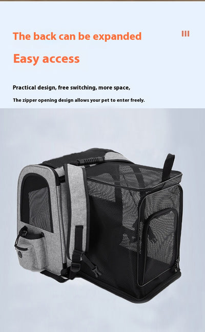 Bolsa Transportadora Extensible para Gatos - Portátil y Respirable - Image 13
